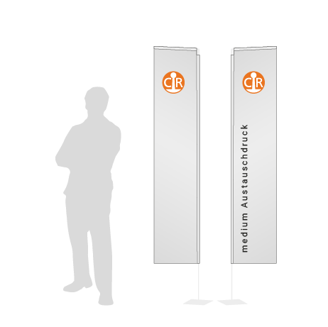 Beachflag Rechteck