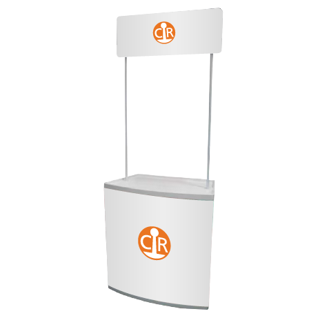 Promotiontheke | B 80,5 cm x H 219,5 cm x T 45 cm | bedruckt